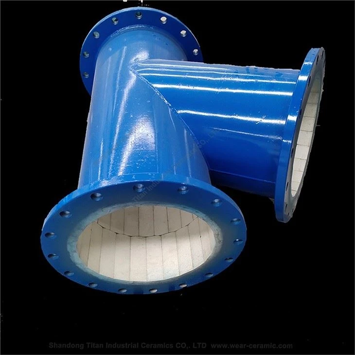 Alumina Ceramic Lined Elbow Pipe